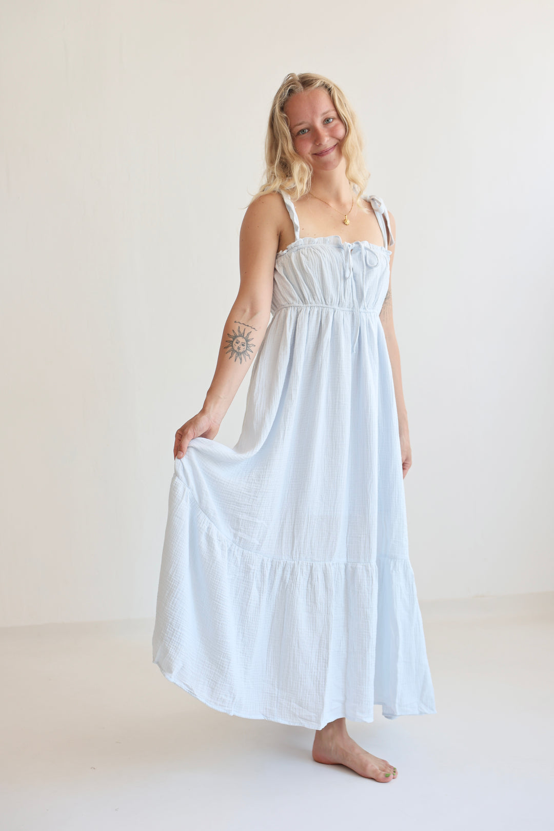 Pastel Musselin Summer Dress