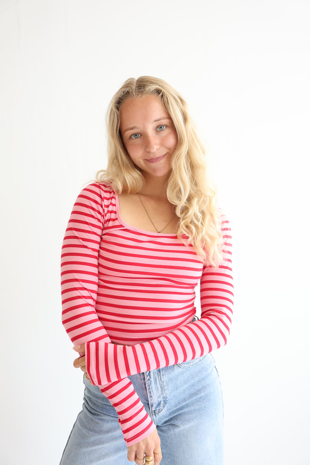 Cropped Striped Longlsleeve Jenna