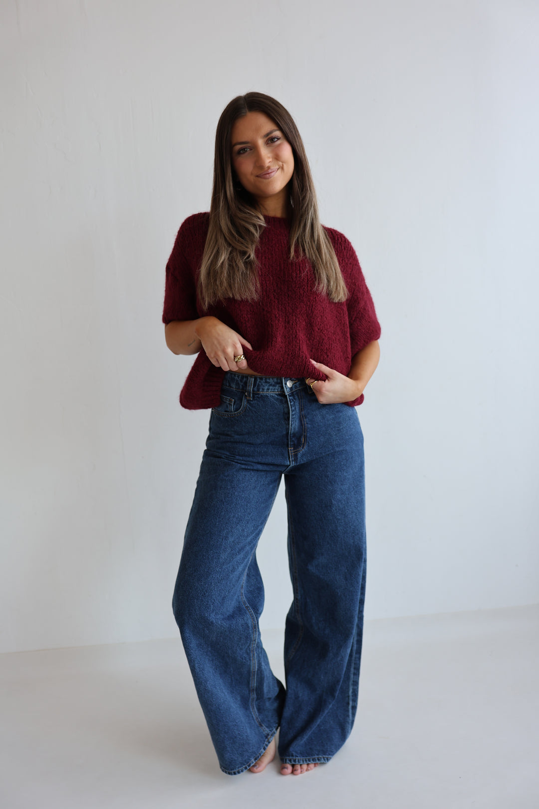Kurzarm Oversize Pullover Merve