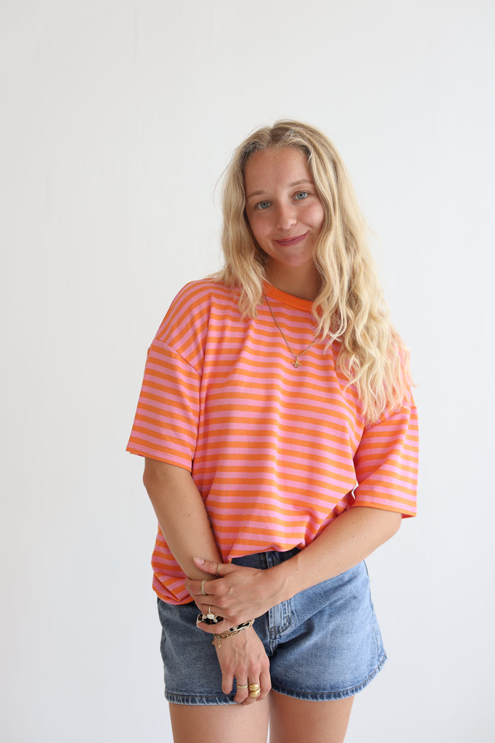 Easy Fit Striped T-Shirt