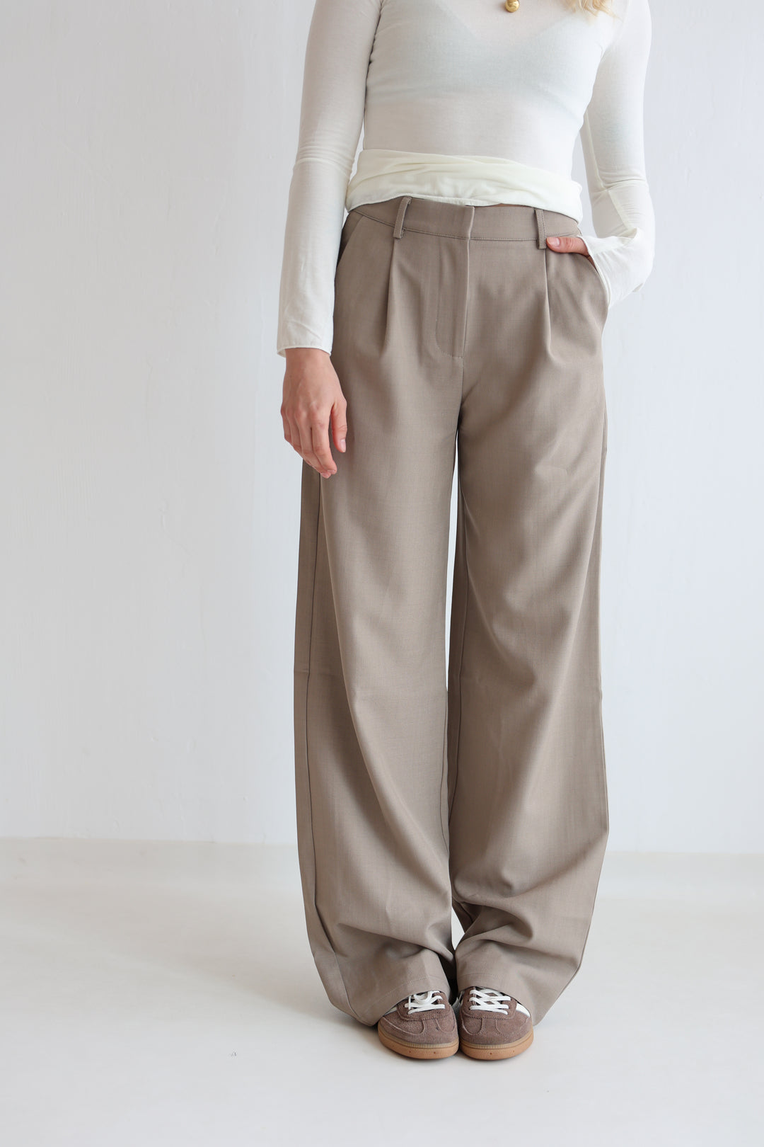 Bundfaltenhose Casual Look
