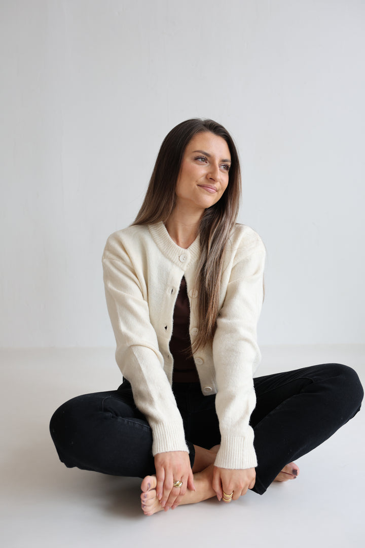 Cropped Cardigan Cozy Snuggle
