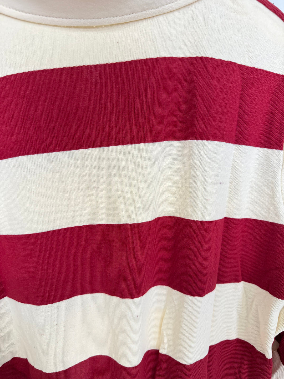 RETRO BURGUNDY LONG POLO S/M (B-WARE)