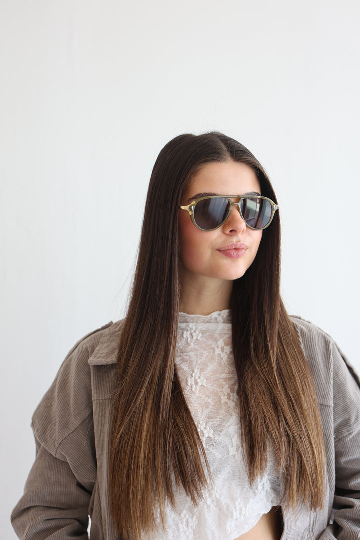 Casual Aviator Sunglasses