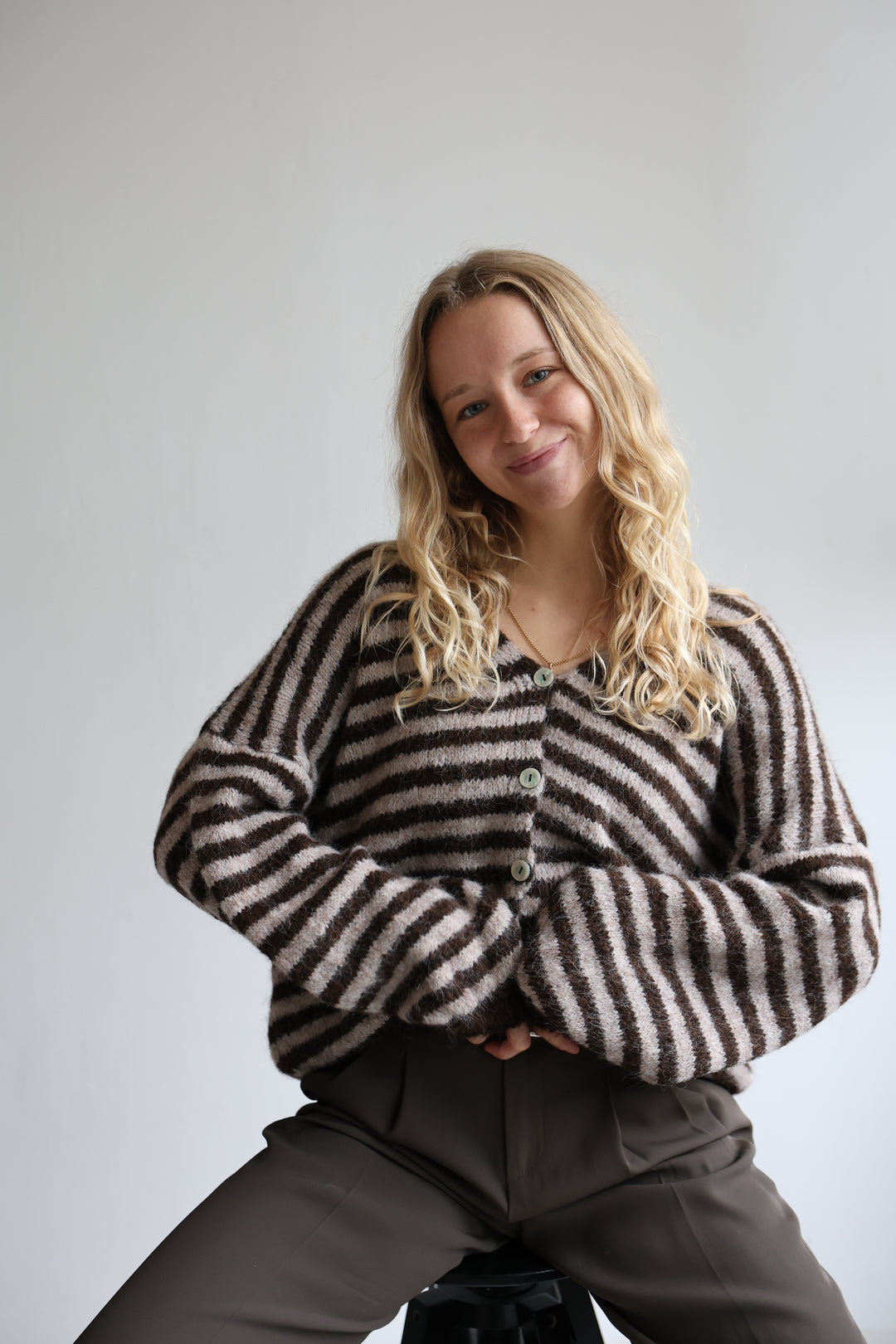 Gestreifter Cardigan Cosima