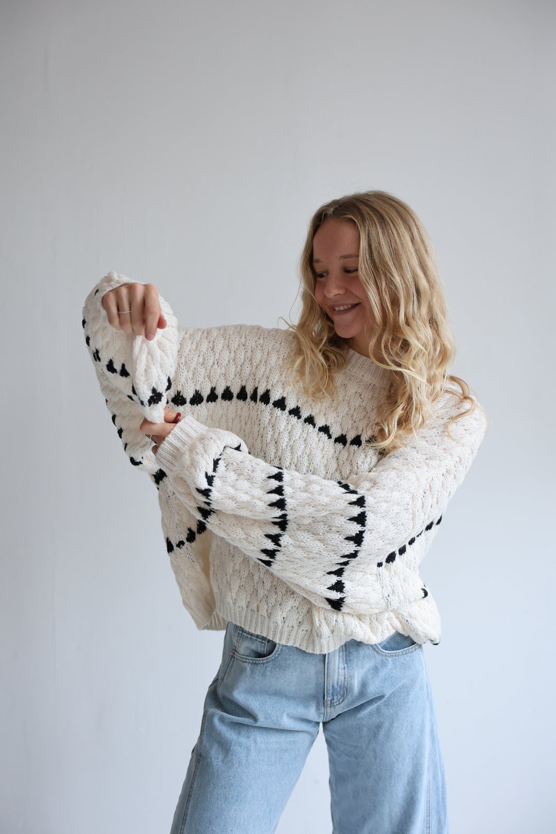 Bubble Knit Pullover