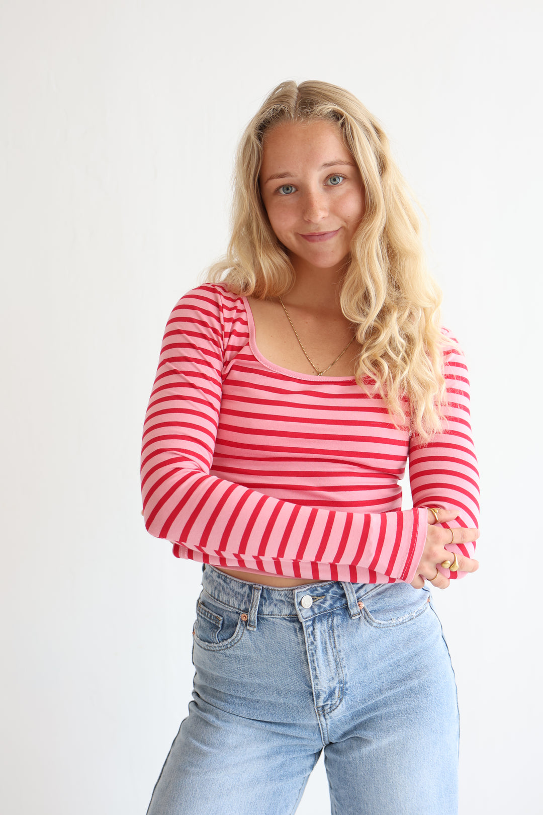 Cropped Striped Longlsleeve Jenna