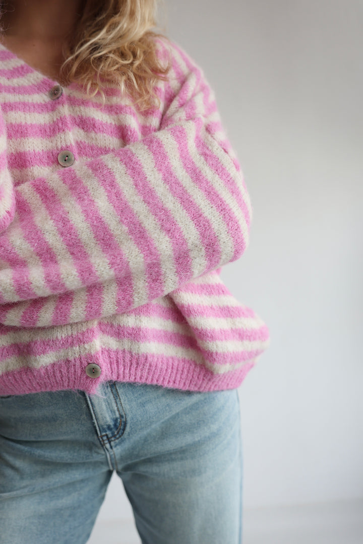 Gestreifter Cardigan Cosima