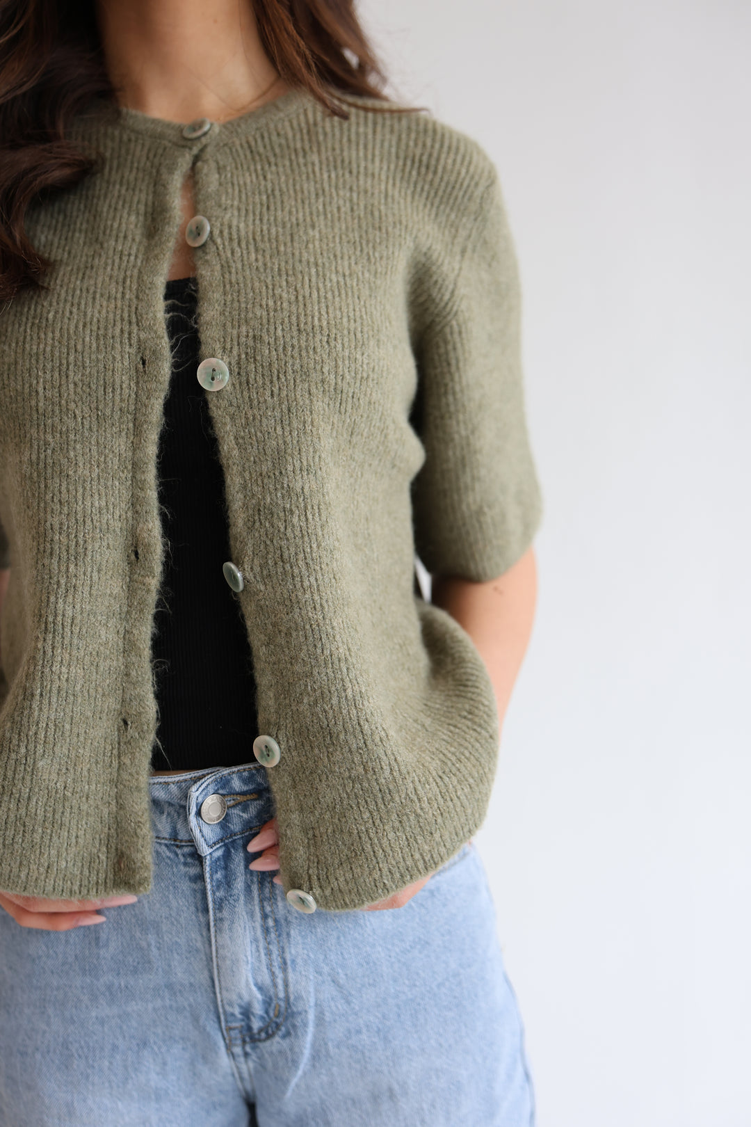 Kurzarm Cardigan Jolina