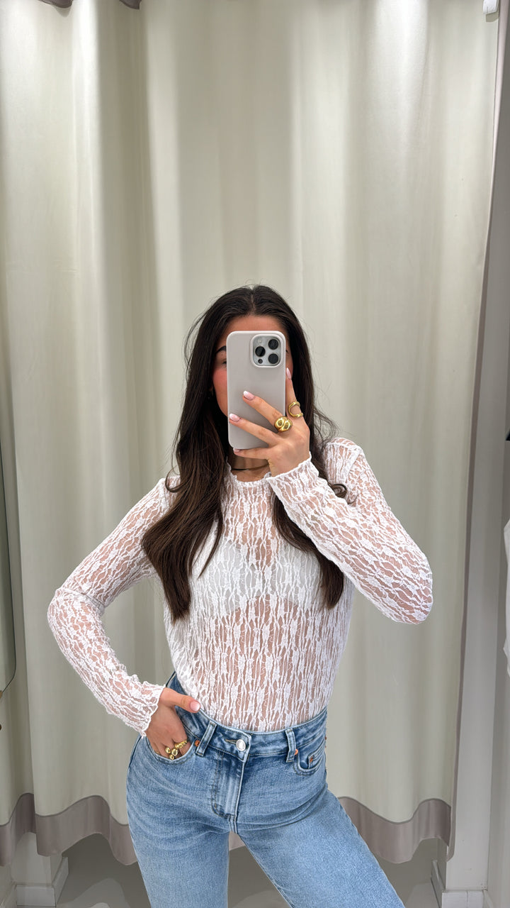 Lace Mesh Shirt