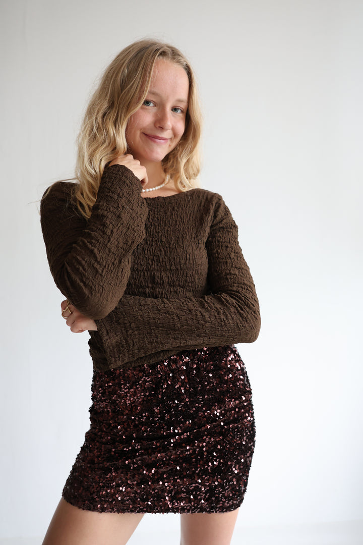 Longsleeve mit Struktur Ina