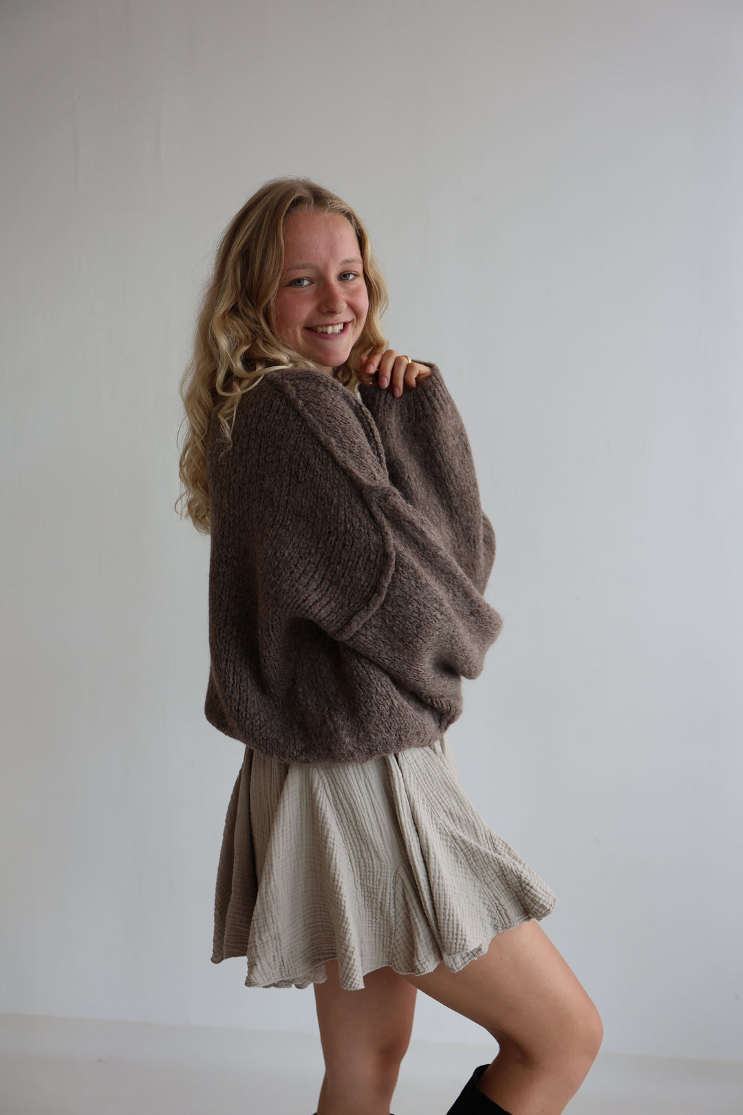 Volantrock aus Musselin Mila