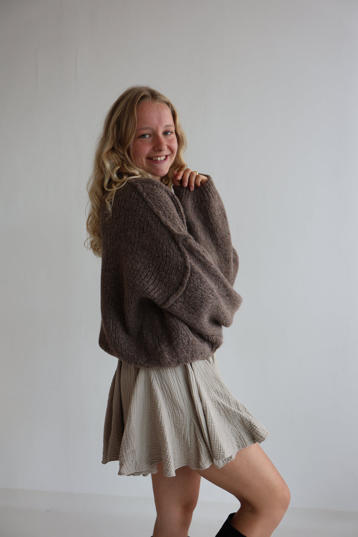 Volantrock aus Musselin Mila