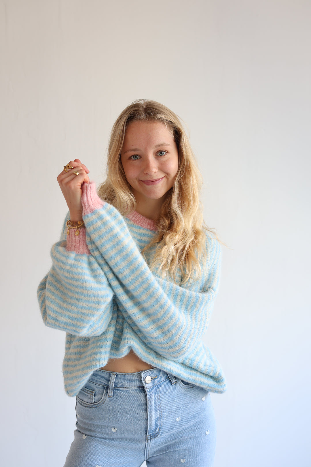 Gestreifter Pullover Moodline Knit