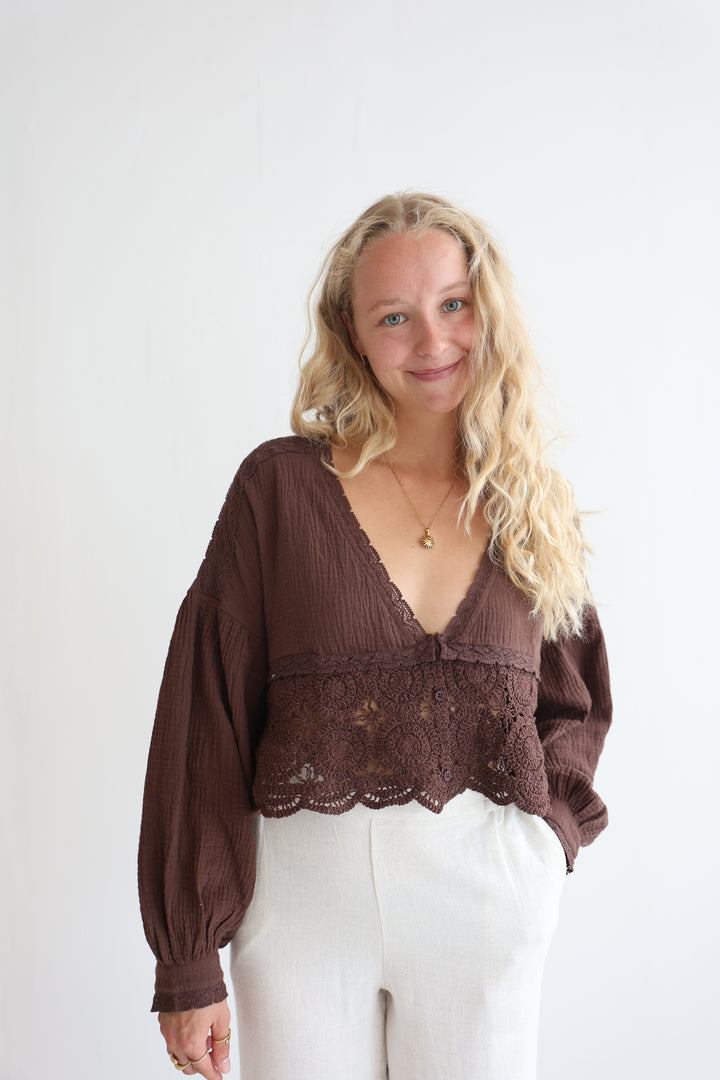 Crochetbluse Palma