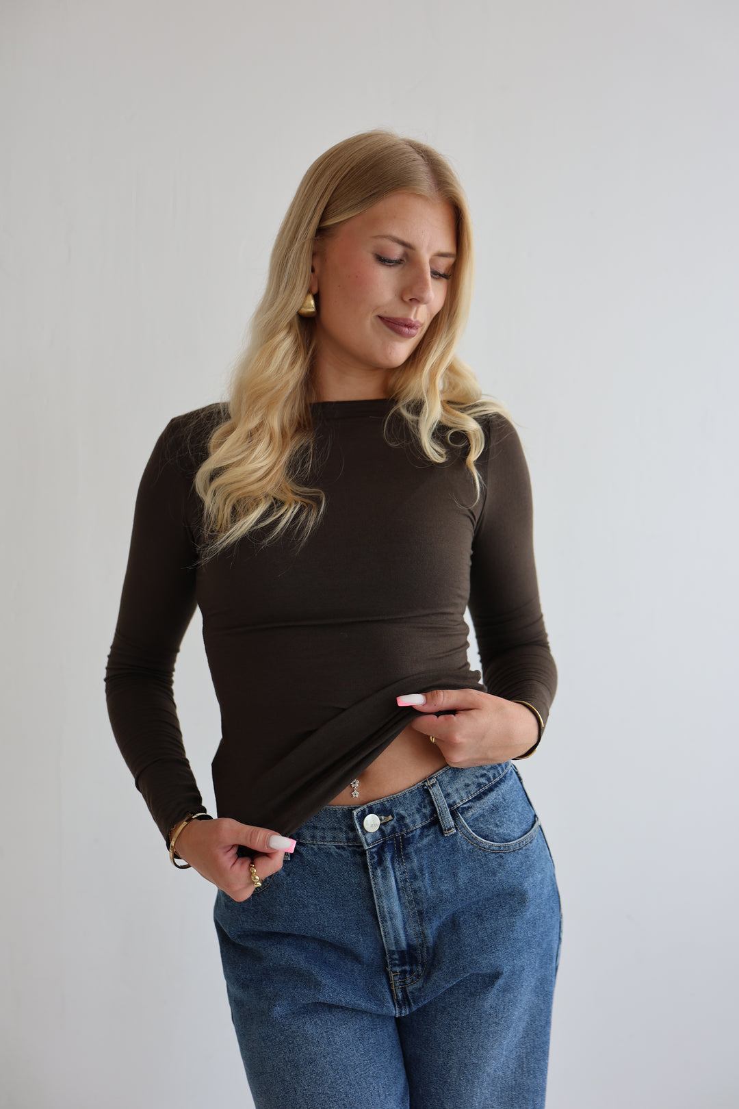 Cashmere Longsleeve Liliana (einfarbig)