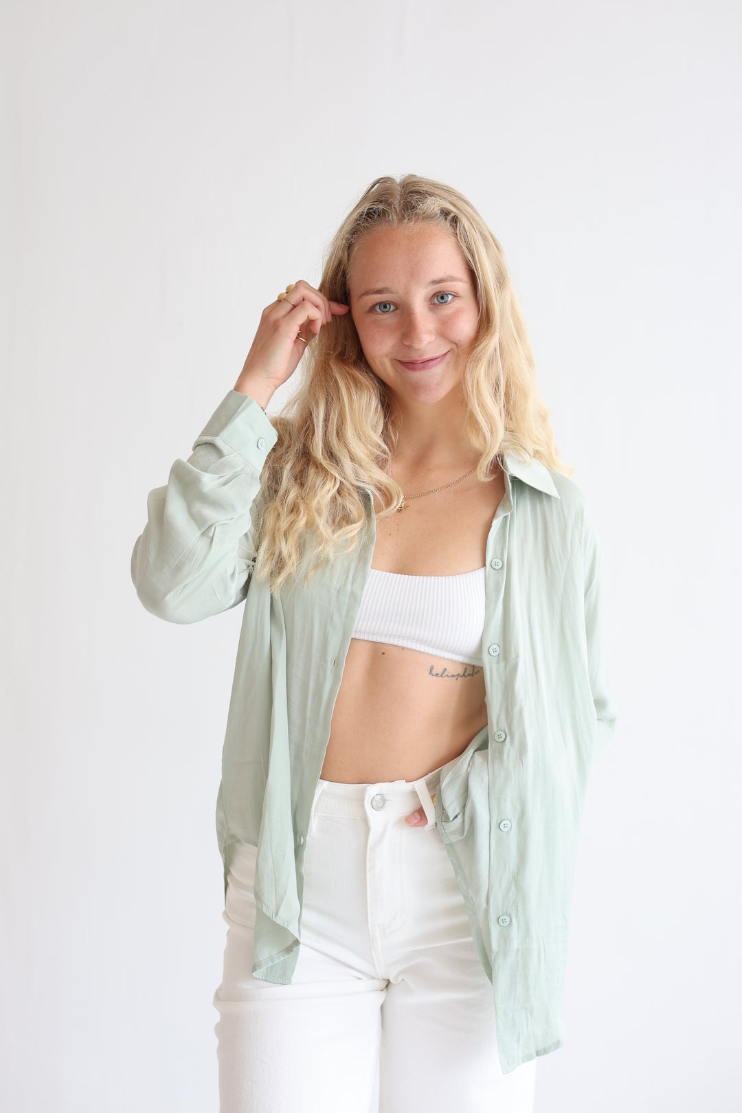 Oversize Viskose Bluse Luna