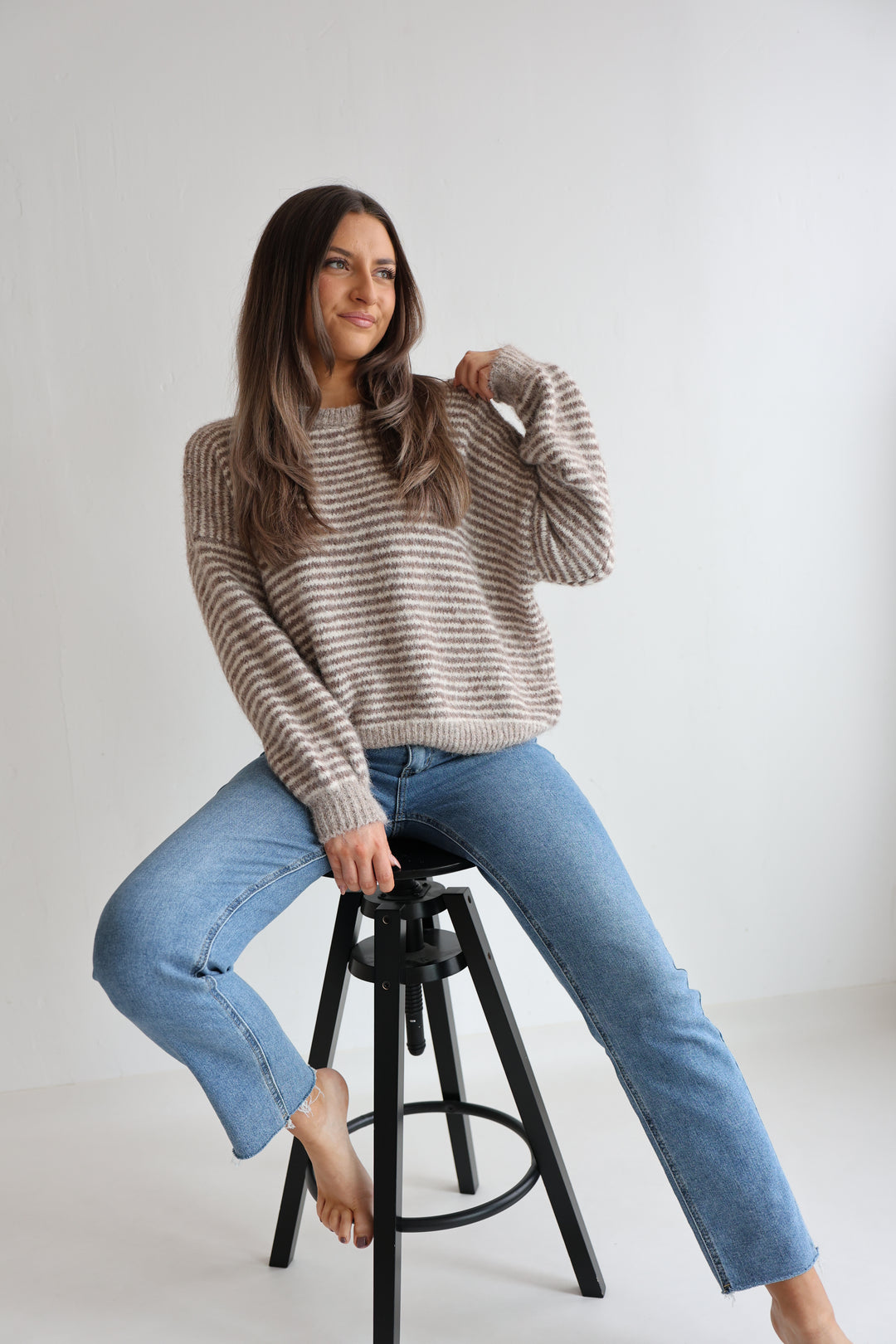 Gestreifter Pullover Moodline Knit