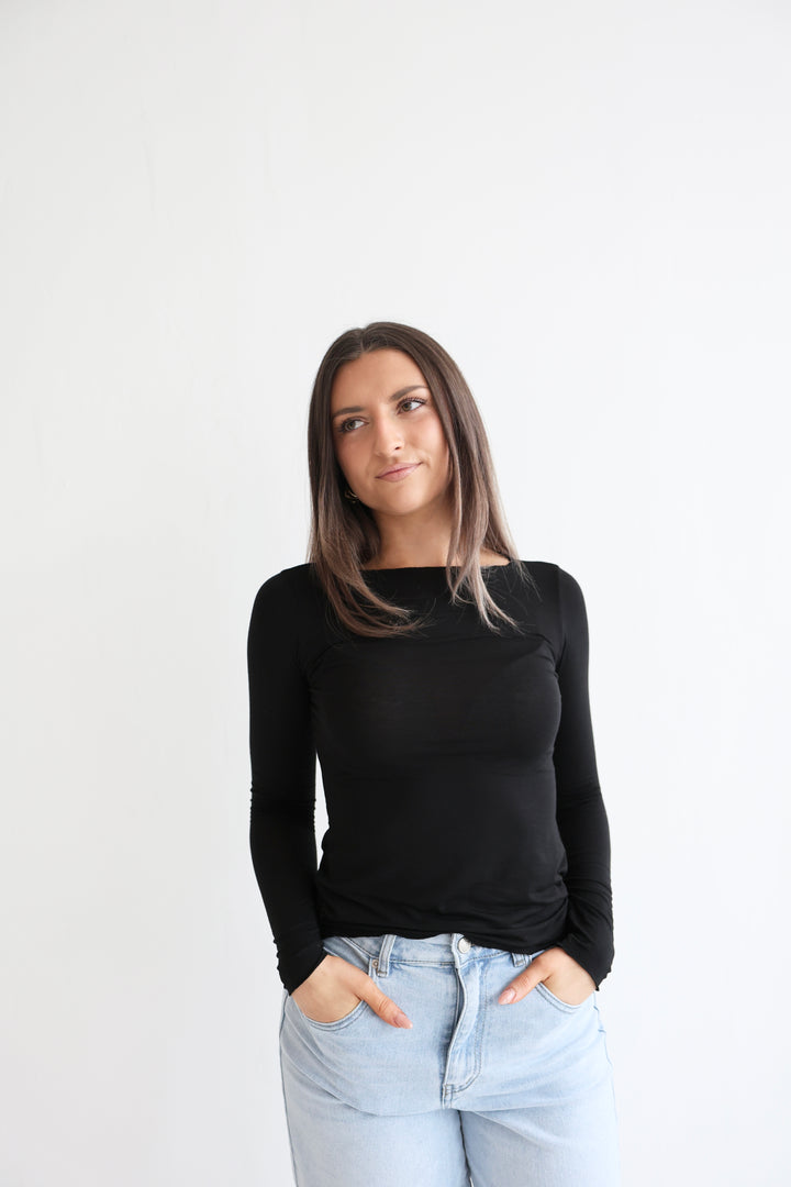 Cashmere Longsleeve Liliana (einfarbig)