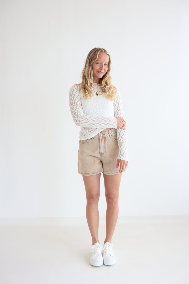 Relaxed Fit Denim Shorts