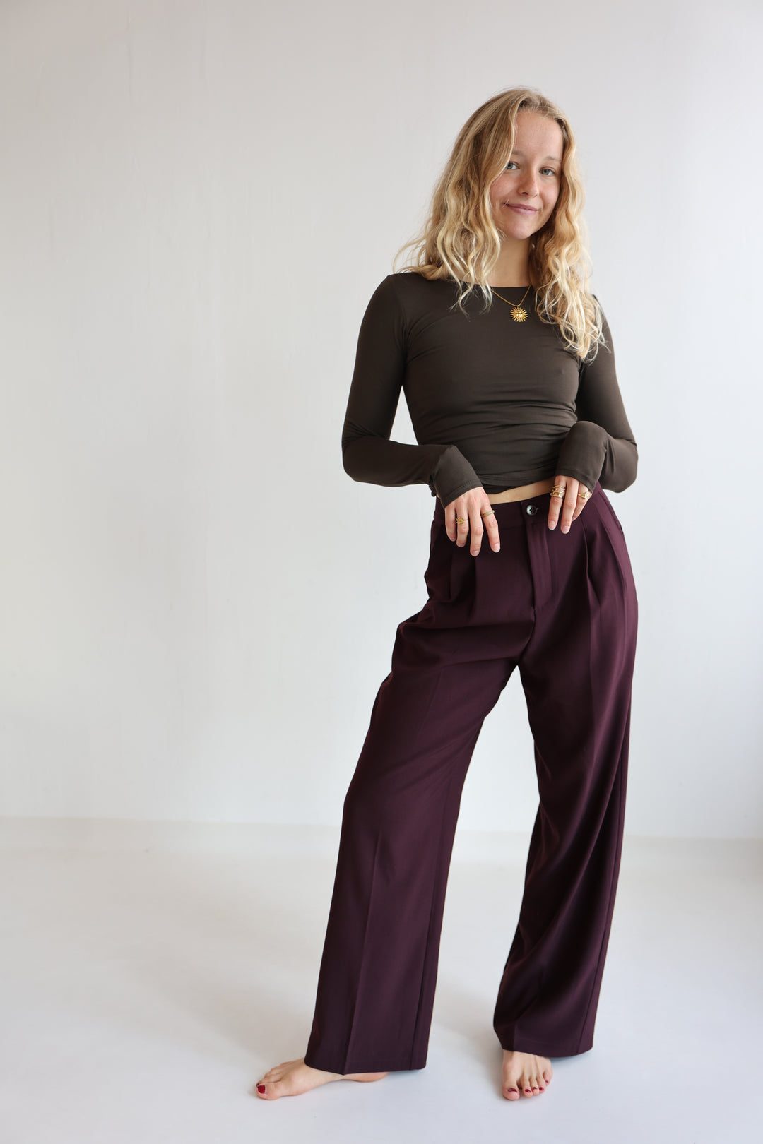 Bundfaltenhose Relaxed Fit