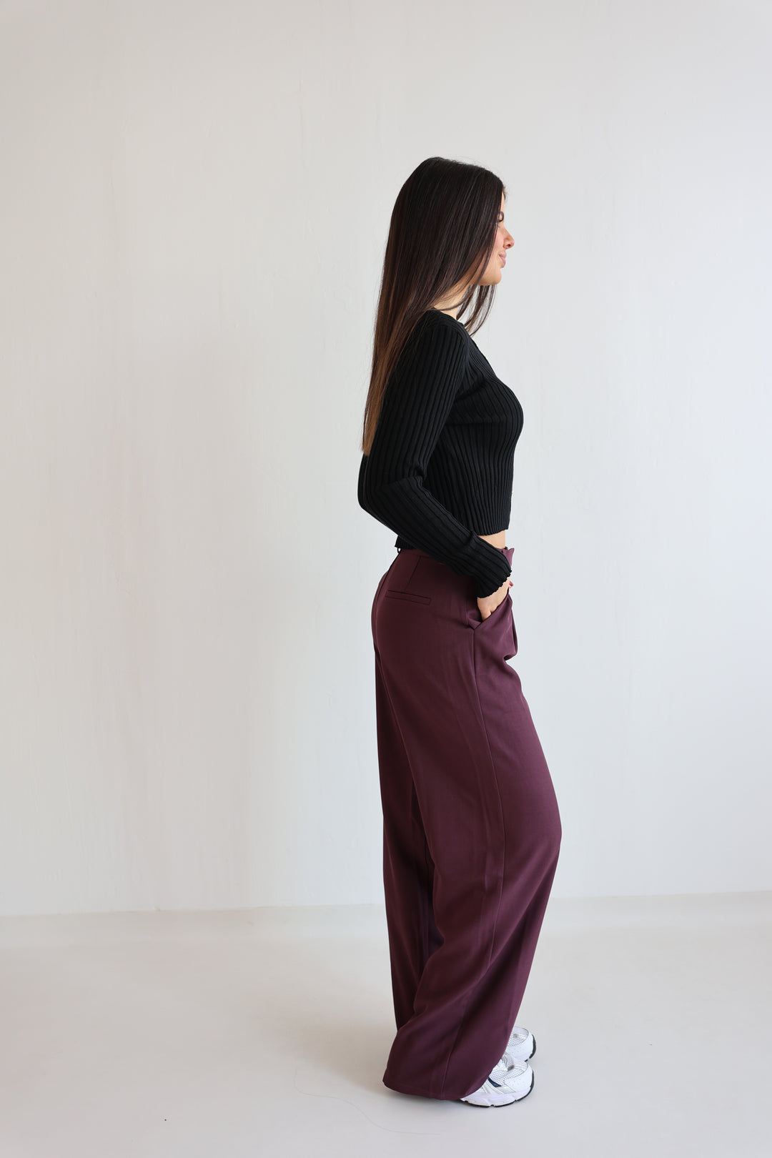 Bundfaltenhose Casual Look