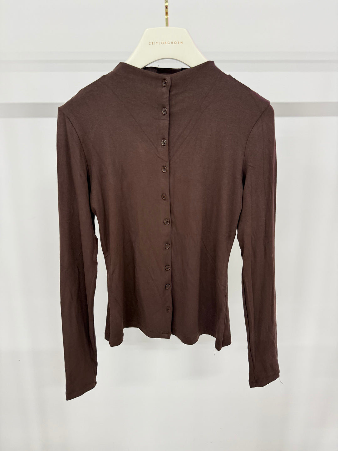 CLOUD BUTTON-UP SHIRT COFFEE GR.M/L (B-WARE)