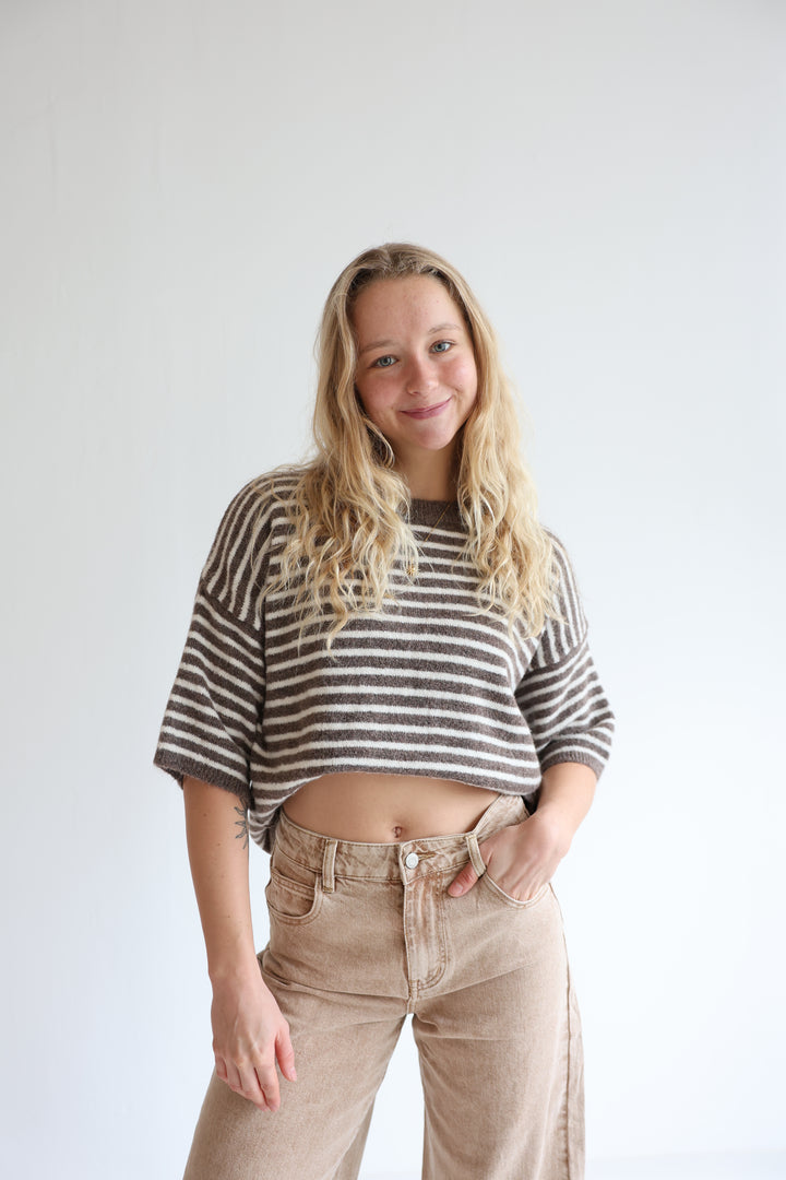 Short Striped Knit