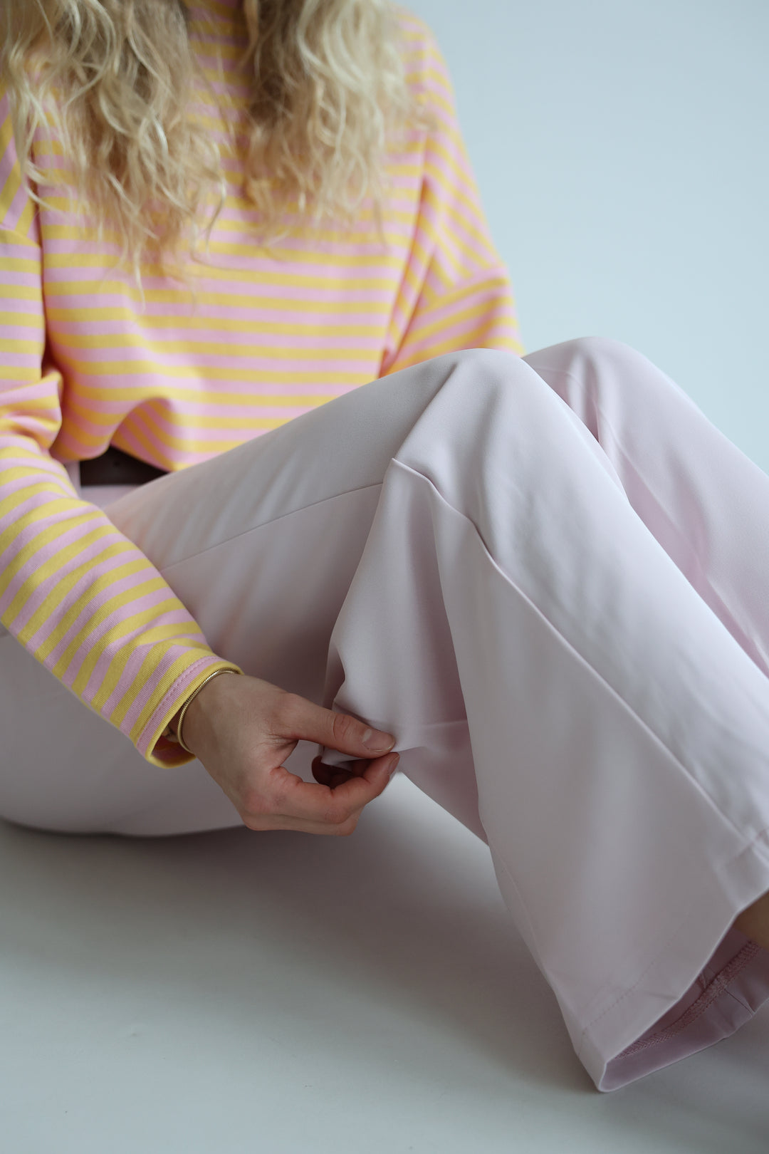 Bundfaltenhose mit Gürtel Anna