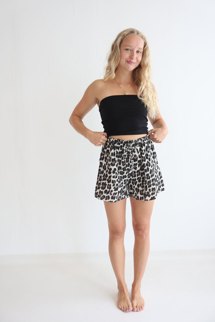 Musselinshorts Timeless Leopard