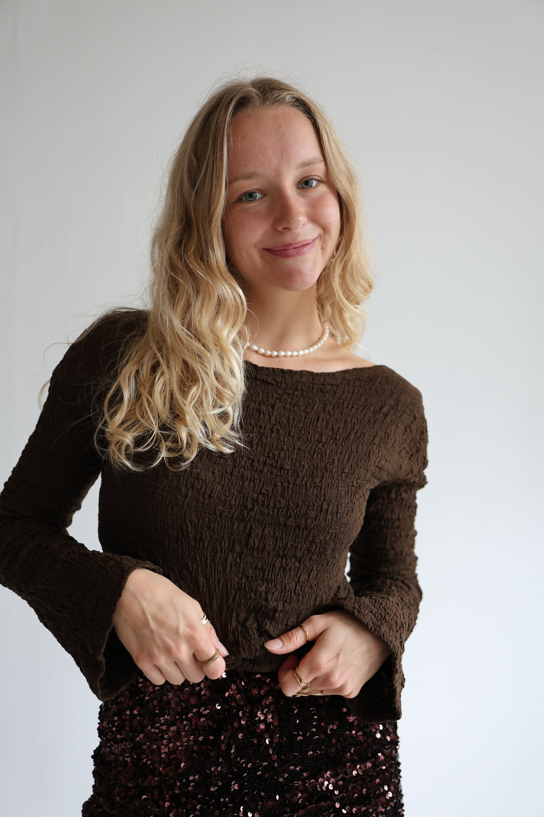 Longsleeve mit Struktur Ina