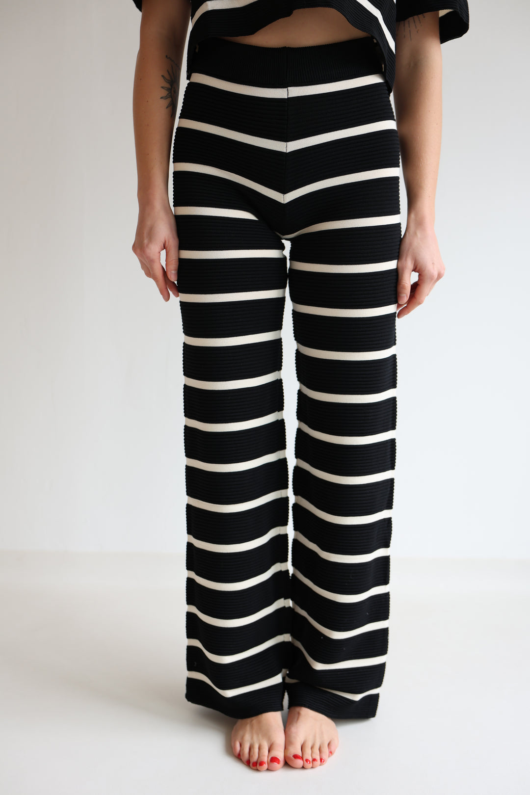 Lange gestreifte Hose Sandy Stripes