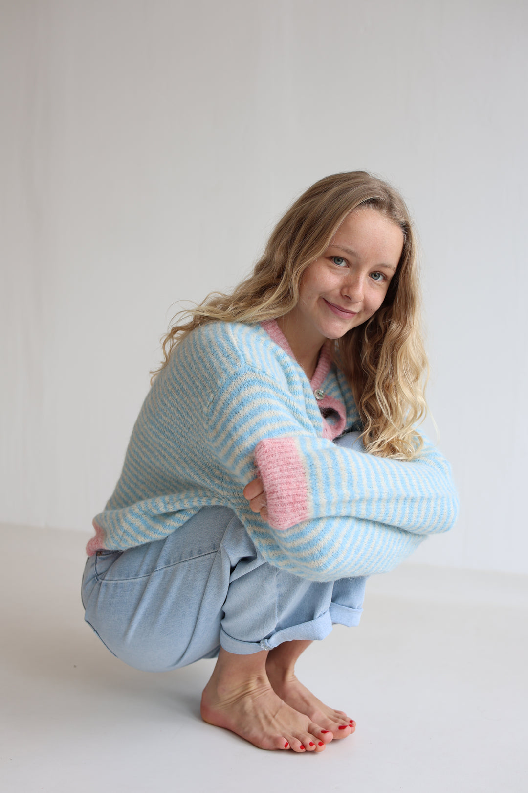 Gestreifter Cardigan Moodline Knit