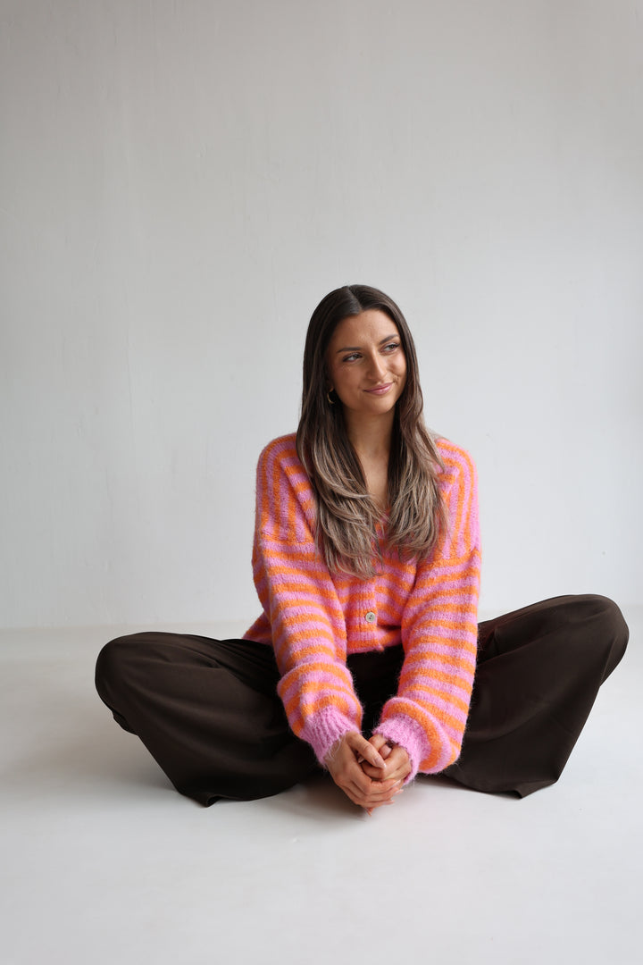 Gestreifter Cardigan Cosima