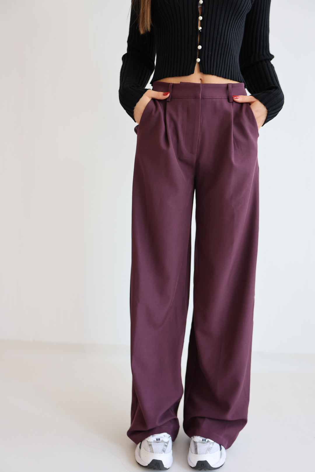 Bundfaltenhose Casual Look