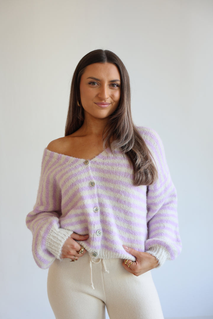 Gestreifter Cardigan Cosima