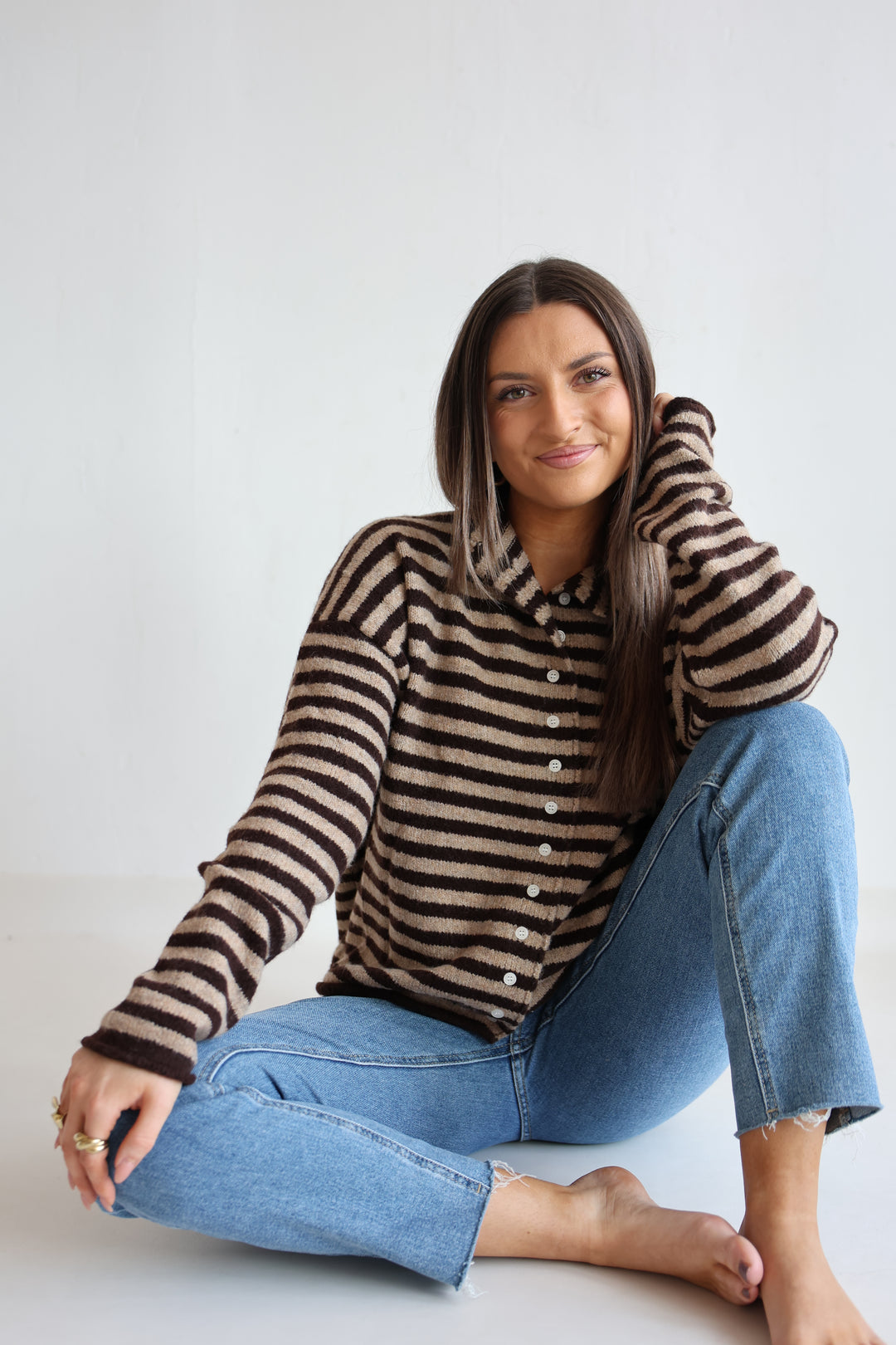 Striped Classy Cardigan