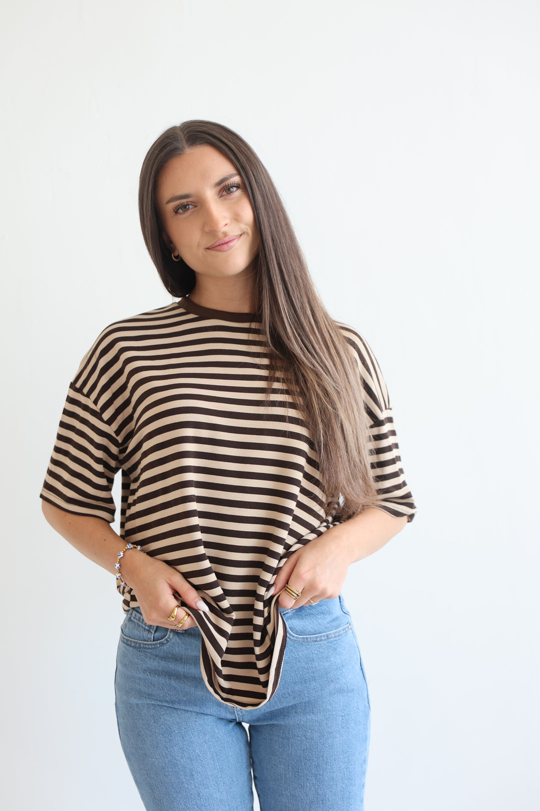Easy Fit Striped T-Shirt