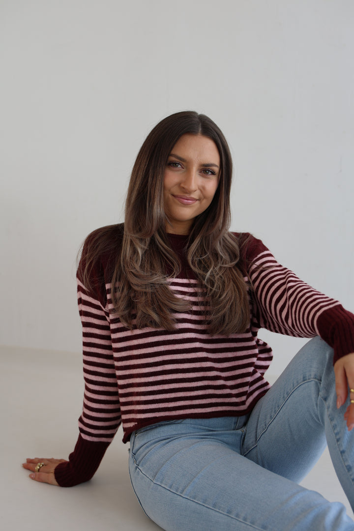 Gestreifter Pullover Nora