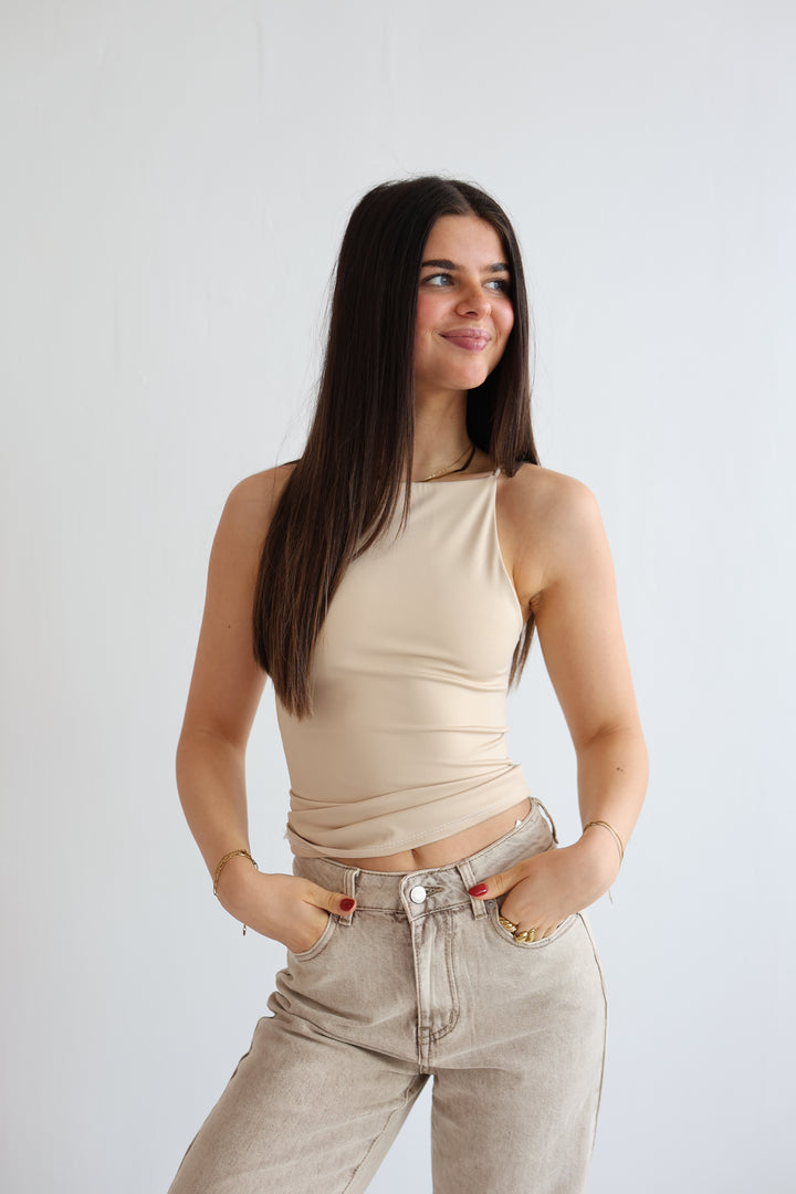 Top mit Spaghettiträgern Fenja