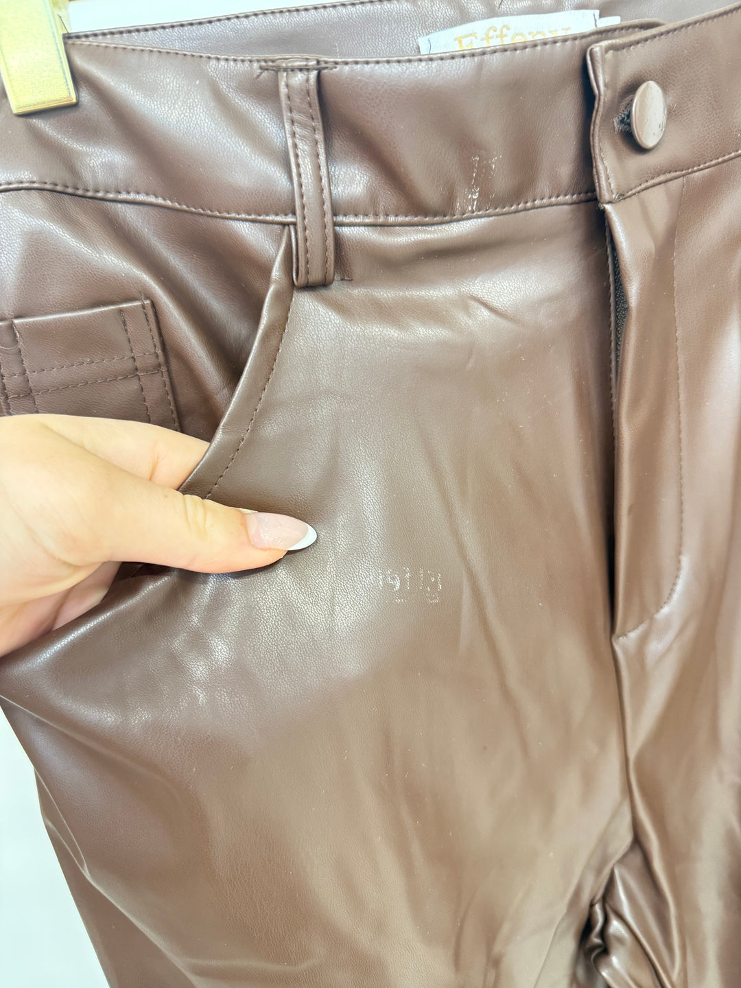 WIDELEG KUNSTLEDERHOSE GR.XL (B-WARE)