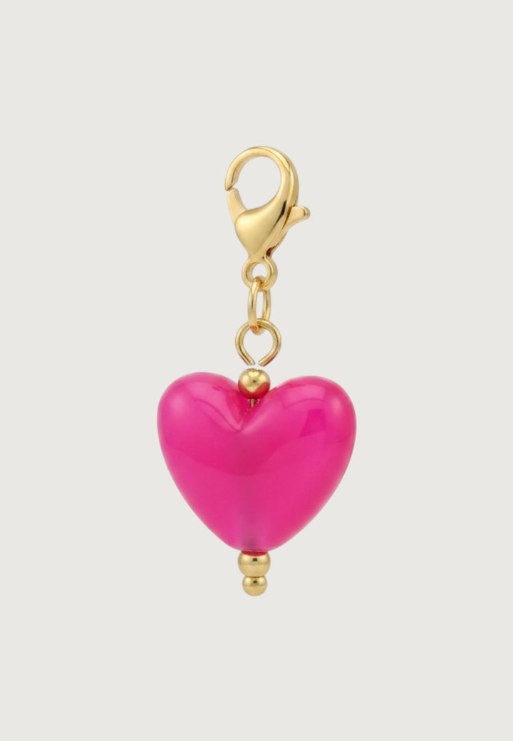 Pink Heart Charm