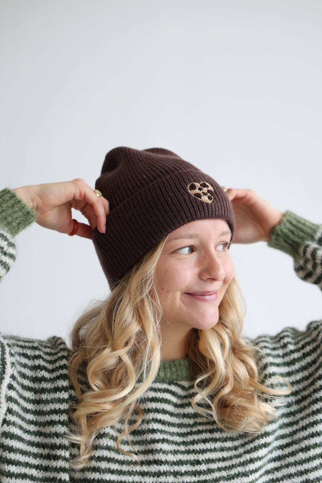 Mütze Leopard Heart