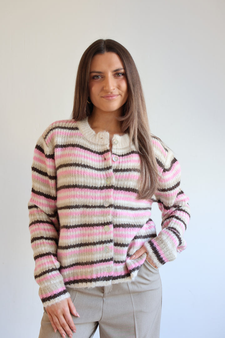 Candy Stripe Cardigan