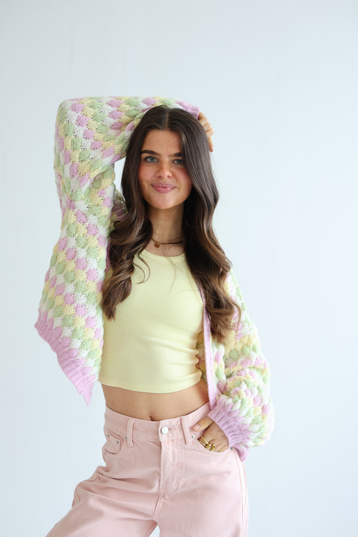 Sugar Pop Knit Cardigan