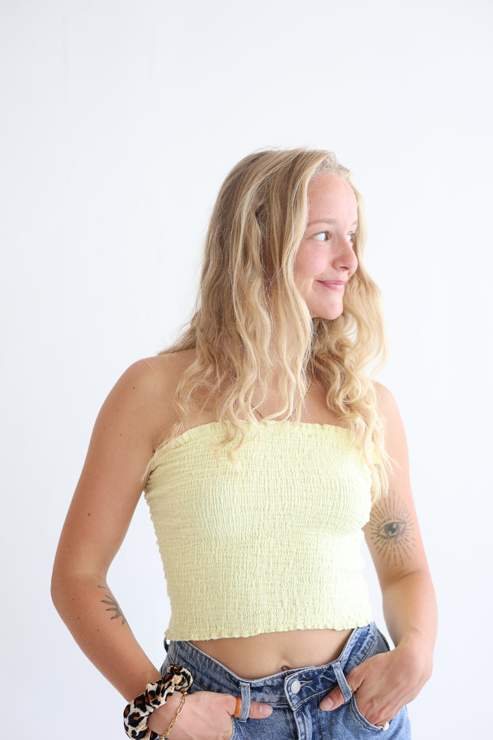 Croptop aus Musselin Malu