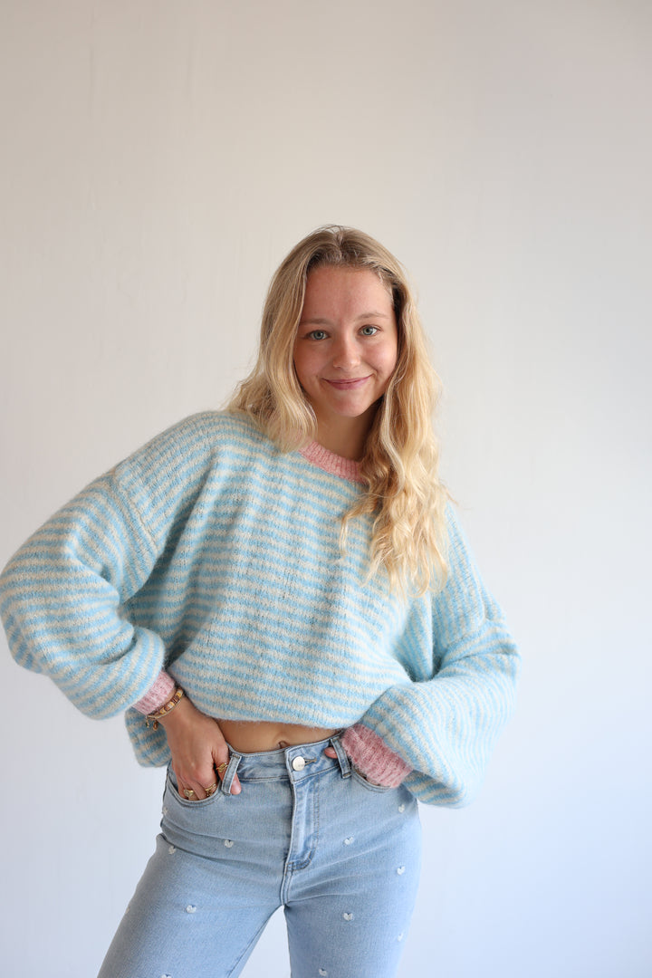 Gestreifter Pullover Moodline Knit