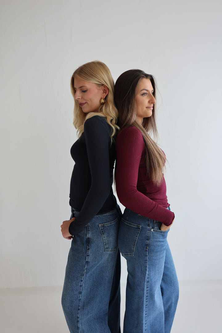 Cashmere Longsleeve Liliana (einfarbig)