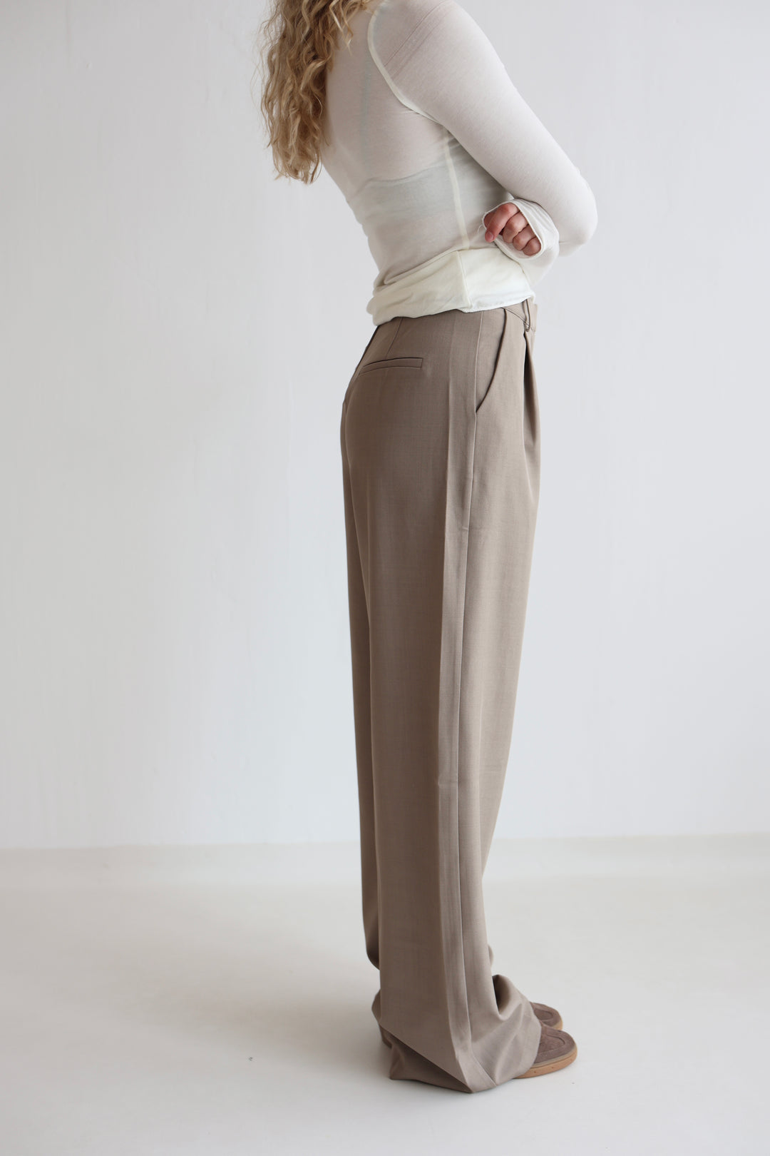 Bundfaltenhose Casual Look