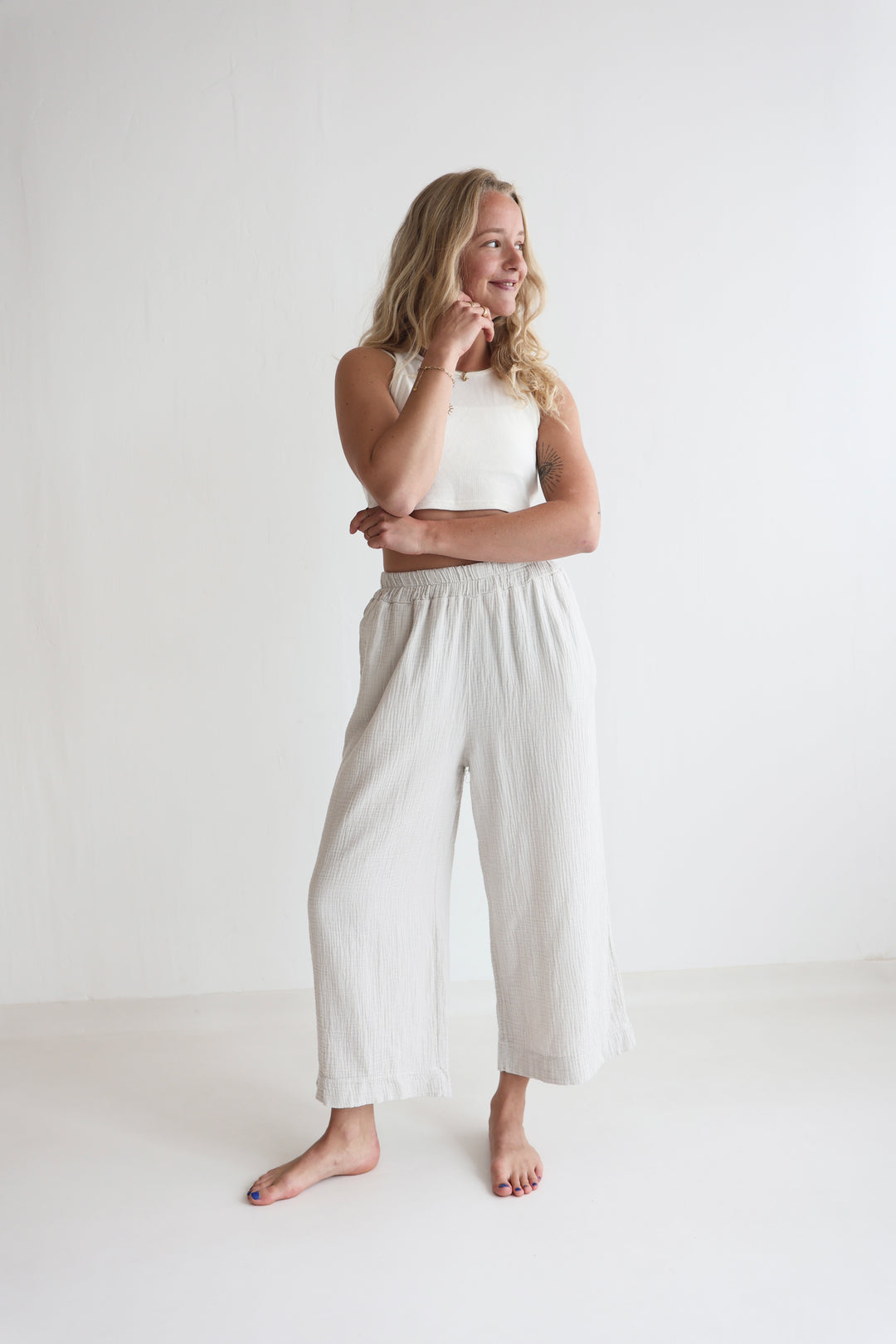 Casual Musselin Pants Petite